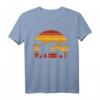 Retro Afrika Savanne Zoo Tier Geschenk - Elefanten Motiv T-Shirt für Tierliebhaber, Safari- und Zoo-Fans, perfekt als Weihnachts- oder Geburtstagsgeschenk
