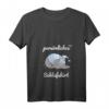 Damen Schlafshirt mit Elefant - Kuscheliges Pyjama T-Shirt mit V-Ausschnitt für gemütliche Nächte, Couch & Mittagsschlaf