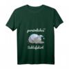 Damen Schlafshirt mit Elefant - Kuscheliges Pyjama T-Shirt mit V-Ausschnitt für gemütliche Nächte, Couch & Mittagsschlaf
