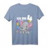 Kinder 4 Jahre alt T-Shirt mit süßem Elefanten - Perfekt für den vierten Geburtstag und die Geburtstagsparty