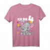 Kinder 4 Jahre alt T-Shirt mit süßem Elefanten - Perfekt für den vierten Geburtstag und die Geburtstagsparty