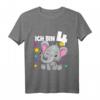 Kinder 4 Jahre alt T-Shirt mit süßem Elefanten - Perfekt für den vierten Geburtstag und die Geburtstagsparty