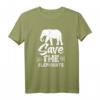 Rettet Die Elefanten T-Shirt – Lustiges Design gegen Wilderei & Aussterben, ideal als Geschenk für Naturschützer