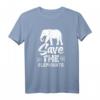 Rettet Die Elefanten T-Shirt – Lustiges Design gegen Wilderei & Aussterben, ideal als Geschenk für Naturschützer