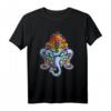 Elefant Tattoo T-Shirt für Damen und Herren - Handgezeichnetes Punk Motiv, Tier-Design, Geschenkidee für Tattoo Fans