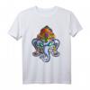 Elefant Tattoo T-Shirt für Damen und Herren - Handgezeichnetes Punk Motiv, Tier-Design, Geschenkidee für Tattoo Fans