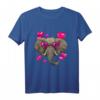 Valentinstag Elefant Shirt mit afrikanischem Tiergesicht – Lustiges Tierliebhaber T-Shirt für Kinder, Jugendliche und Erwachsene