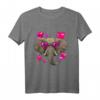 Valentinstag Elefant Shirt mit afrikanischem Tiergesicht – Lustiges Tierliebhaber T-Shirt für Kinder, Jugendliche und Erwachsene