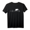 Herzschlag Afrika Elefanten T-Shirt – Perfektes Geschenk für Tierliebhaber, Safari Fans & Elefantenfreunde zu Weihnachten & Geburtstag