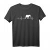 Herzschlag Afrika Elefanten T-Shirt – Perfektes Geschenk für Tierliebhaber, Safari Fans & Elefantenfreunde zu Weihnachten & Geburtstag