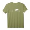 Herzschlag Afrika Elefanten T-Shirt – Perfektes Geschenk für Tierliebhaber, Safari Fans & Elefantenfreunde zu Weihnachten & Geburtstag