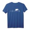 Herzschlag Afrika Elefanten T-Shirt – Perfektes Geschenk für Tierliebhaber, Safari Fans & Elefantenfreunde zu Weihnachten & Geburtstag