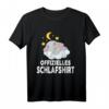 Lustiges Elefanten Schlafshirt, Pyjama Nachthemd für Männer und Frauen – Witziges Geschenk für Langschläfer, Morgenmuffel & Elefantenfans
