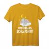 Lustiges Elefanten Schlafshirt, Pyjama Nachthemd für Männer und Frauen – Witziges Geschenk für Langschläfer, Morgenmuffel & Elefantenfans