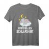 Lustiges Elefanten Schlafshirt, Pyjama Nachthemd für Männer und Frauen – Witziges Geschenk für Langschläfer, Morgenmuffel & Elefantenfans