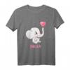 Personalisiertes Baby- und Kindershirt mit Namen Joleen und niedlichem Elefantenmotiv – Perfektes Geschenk zum Geburtstag oder Namenstag für Mädchen