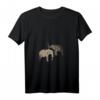 Damen Vintage Elefant T-Shirt mit V-Ausschnitt – Perfektes Geschenk für Tierliebhaber, Safari-Fans und Elefanten Enthusiastinnen