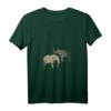 Damen Vintage Elefant T-Shirt mit V-Ausschnitt – Perfektes Geschenk für Tierliebhaber, Safari-Fans und Elefanten Enthusiastinnen