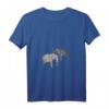Damen Vintage Elefant T-Shirt mit V-Ausschnitt – Perfektes Geschenk für Tierliebhaber, Safari-Fans und Elefanten Enthusiastinnen