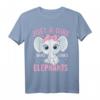 Nur ein Mädchen, das Elefanten liebt - Lustiges Elefantenliebhaber T-Shirt, perfektes Geschenk für Frauen, Mädchen & Kinder