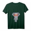 Damen Elefant Sonnenbrille Sommer Strand Pool Party T-Shirt mit V-Ausschnitt – Lustiges Elefanten Outfit für Damen, Kinder & Herren