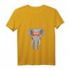 Damen Elefant Sonnenbrille Sommer Strand Pool Party T-Shirt mit V-Ausschnitt – Lustiges Elefanten Outfit für Damen, Kinder & Herren