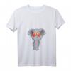 Damen Elefant Sonnenbrille Sommer Strand Pool Party T-Shirt mit V-Ausschnitt – Lustiges Elefanten Outfit für Damen, Kinder & Herren