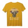 I'm Mostly Peace Love & Light & A Little Go Hippie Elefant T-Shirt – Inspirierende Yoga- und Meditationskleidung für Frauen, perfekte Geschenkidee für Yoga-Lehrer & -Studenten