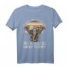 I'm Mostly Peace Love & Light & A Little Go Hippie Elefant T-Shirt – Inspirierende Yoga- und Meditationskleidung für Frauen, perfekte Geschenkidee für Yoga-Lehrer & -Studenten