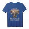 I'm Mostly Peace Love & Light & A Little Go Hippie Elefant T-Shirt – Inspirierende Yoga- und Meditationskleidung für Frauen, perfekte Geschenkidee für Yoga-Lehrer & -Studenten