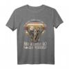 I'm Mostly Peace Love & Light & A Little Go Hippie Elefant T-Shirt – Inspirierende Yoga- und Meditationskleidung für Frauen, perfekte Geschenkidee für Yoga-Lehrer & -Studenten
