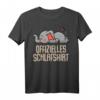 Offizielles Schlafshirt Pyjama Nachthemd Elefant – Lustiges Geschenk für Langschläfer, Morgenmuffel & Elefantenfans, ideal als Bettwäsche & Geburtstagsgeschenk