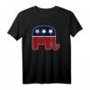 Vintage Republikanischer Elefant T-Shirt – Lustiges Konservatives Party-Design für stolze Republikaner & Wähler