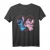 HapFrog Lilo und Stitch Engel Kuss T-Shirt – Offizielles Disney Merchandise für Frauen, Männer und Kinder, perfekt zum Valentinstag