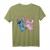 HapFrog Lilo und Stitch Engel Kuss T-Shirt – Offizielles Disney Merchandise für Frauen, Männer und Kinder, perfekt zum Valentinstag