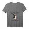 Damen Hase T-Shirt - Du denkst ich bin klein, süß und nett, mit lustigem Schatten-Design, perfekt als Geschenk zu Geburtstag, Weihnachten oder Ostern