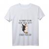 Damen Hase T-Shirt - Du denkst ich bin klein, süß und nett, mit lustigem Schatten-Design, perfekt als Geschenk zu Geburtstag, Weihnachten oder Ostern