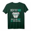 Der Hund Tut Nix Englische Bulldogge Lustiges Sprüche T-Shirt – Perfektes Geschenk für Hundehalter, Züchter & Hundesportler
