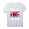 English Bulldog T-Shirt mit Flagge - Stylisches Bulldogge Outfit für Hundeliebhaber, Züchter und England Fans als Geschenk oder Gassi-Outfit
