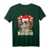 Feliz Navidog Englische Bulldogge Weihnachtsmann Weihnachts-T-Shirt – Lustiges Festtagsoutfit für Hundeliebhaber und Familiengeschenke