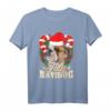 Feliz Navidog Englische Bulldogge Weihnachtsmann Weihnachts-T-Shirt – Lustiges Festtagsoutfit für Hundeliebhaber und Familiengeschenke