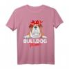 Englische Bulldogge Mama Bully Hunde Frauchen T-Shirt – Perfekte Geschenkidee für Bulldoggenliebhaber zu Weihnachten, Geburtstag & Muttertag