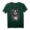 Motorrad T-Shirt mit französischer Bulldogge & Union-Jack-Flagge – Lustiges Tierdesign für Hunde- und Motorradliebhaber