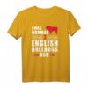 I was normal three English Bulldogs ago - Lustiges Bulldoggen T-Shirt für Hunde- und Bulldoggenliebhaber