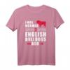 I was normal three English Bulldogs ago - Lustiges Bulldoggen T-Shirt für Hunde- und Bulldoggenliebhaber