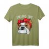 Bulldog Mom Langarmshirt - Lustiges Hunde Mama Design, Perfektes Geschenk für Bulldoggen-Liebhaber zu Geburtstag, Weihnachten, Muttertag