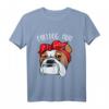 Bulldog Mom Langarmshirt - Lustiges Hunde Mama Design, Perfektes Geschenk für Bulldoggen-Liebhaber zu Geburtstag, Weihnachten, Muttertag