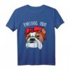 Bulldog Mom Langarmshirt - Lustiges Hunde Mama Design, Perfektes Geschenk für Bulldoggen-Liebhaber zu Geburtstag, Weihnachten, Muttertag