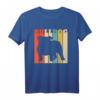 Englische Bulldogge Vintage T-Shirt - Retro Stil mit Hundemotiv und Streifen für Hundeliebhaber