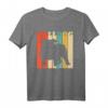 Englische Bulldogge Vintage T-Shirt - Retro Stil mit Hundemotiv und Streifen für Hundeliebhaber